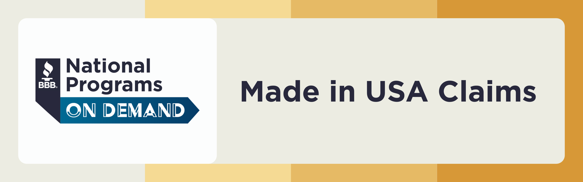On Demand Made in USA Landing Page